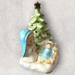 Small Tea Light Candle Holder Christmas Decoration Nativity